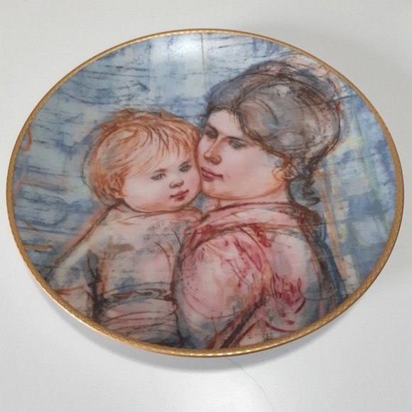 Knowles 1990 A time to embrace Collectors plate March of Dimes 8.5" - Picture 5 of 5